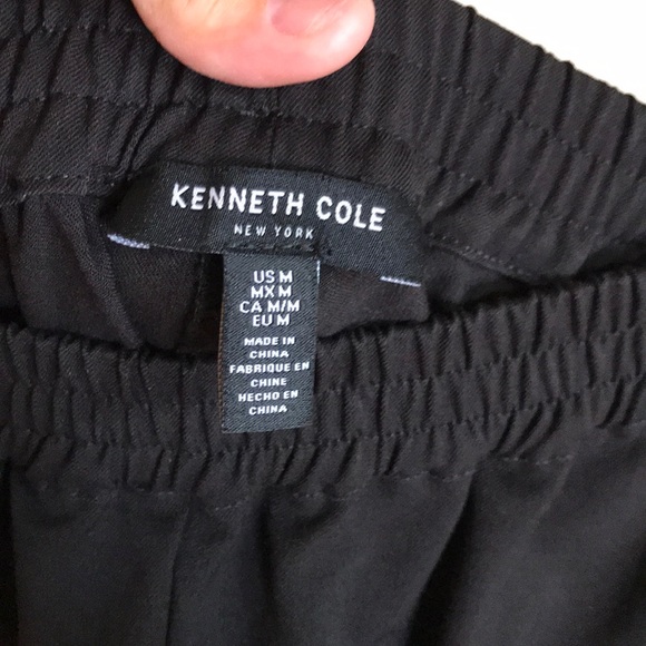 KENNETH COLE tuxedo style elastic waist w pockets - Picture 5 of 7